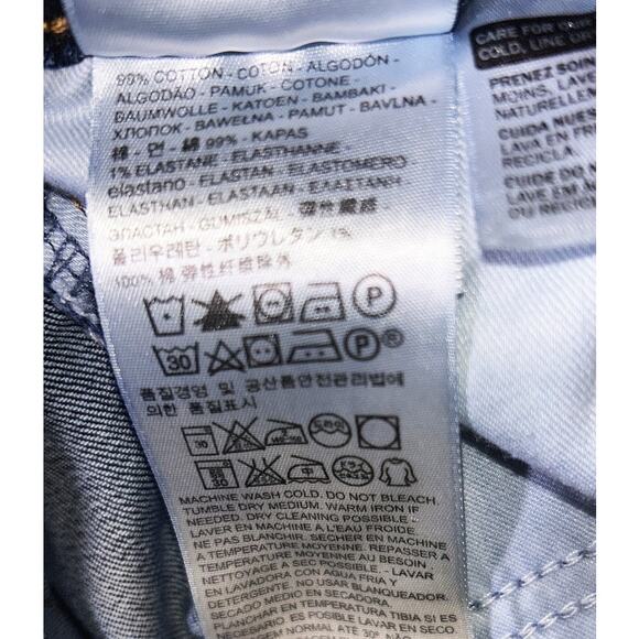 Levi's 415 Relaxed Fit Bootcut Dark Wash Jeans 20W - Picture 6 of 7